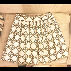 A-line patterned skirt